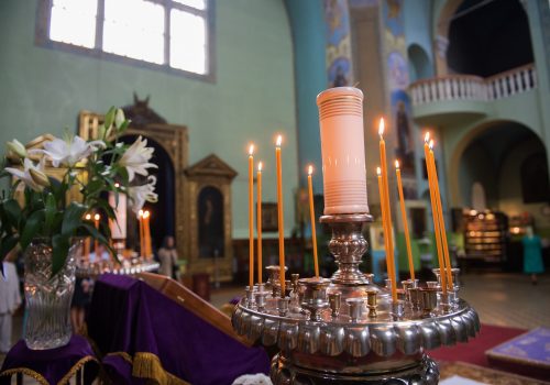 The lighting in the Orthodox Church